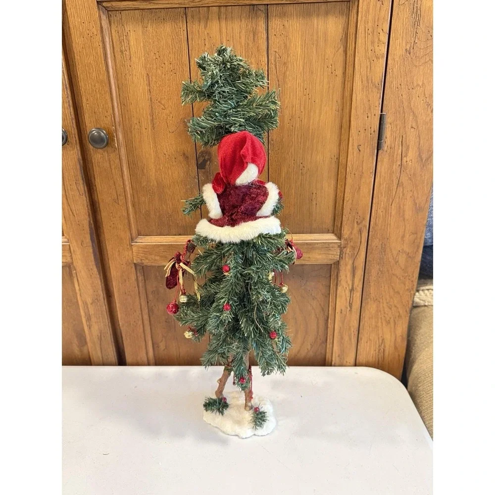 VTG Mrs Santa Posable Tree Christmas Decoration Holiday Elegance 22